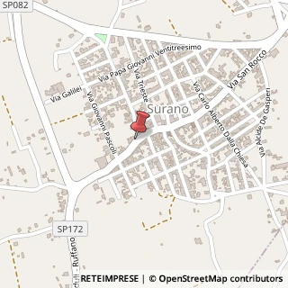 Mappa Via Guglielmo Marconi, 15, 73030 Surano LE, Italia, 73030 Surano, Lecce (Puglia)