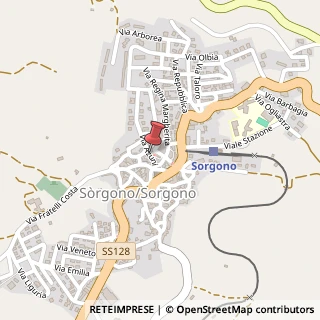 Mappa Via Azuni, 8, 08038 Sorgono, Nuoro (Sardegna)