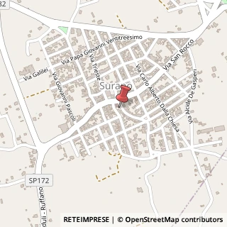 Mappa Via Santa Lucia, 2, 73030 Surano, Lecce (Puglia)