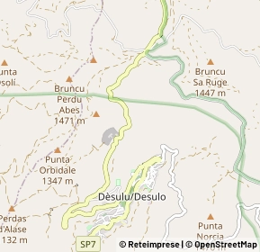 Mappa Località Ule 'e Calu, 08032 Desulo NU, Italia (0.84615)