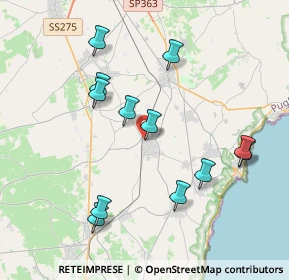 Mappa Via S. Leonardo, 73038 Spongano LE, Italia (4.26917)