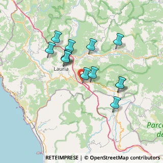 Mappa PZ 85044, 85044 Lauria PZ, Italia (6.93077)