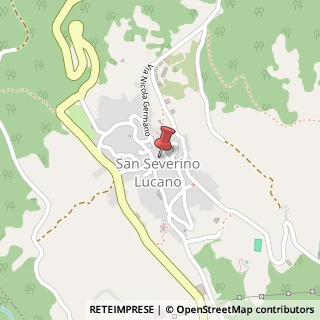 Mappa Via San Vincenzo, 2, 85030 San Severino Lucano, Potenza (Basilicata)