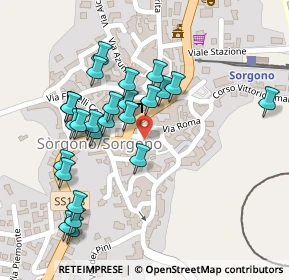 Mappa Via Roma, 08039 Sorgono NU, Italia (0.124)