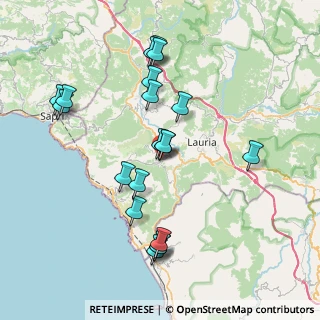 Mappa Via Balbo Italo, 85049 Trecchina PZ, Italia (8.446)