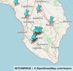 Mappa Contrada, 73042 Casarano LE, Italia (21.31118)