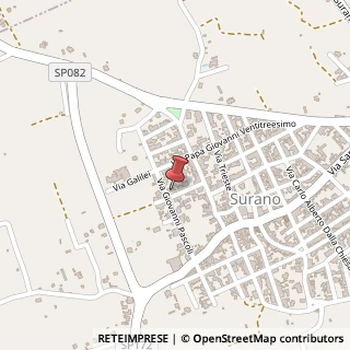 Mappa Via Eroi della Resistenza, 20, 73030 Surano, Lecce (Puglia)