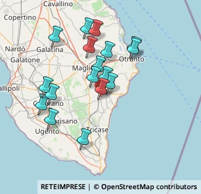 Mappa Vicinali Monti, 73038 Spongano LE, Italia (13.95)