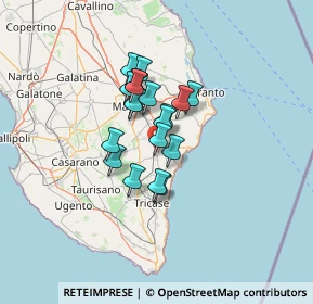 Mappa Vicinali Monti, 73038 Spongano LE, Italia (9.479)