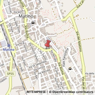 Mappa Via Roma, 429, 73046 Matino, Lecce (Puglia)
