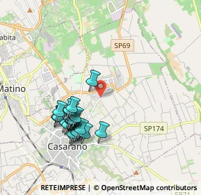 Mappa Via Provinciale Maglia, 73042 Casarano LE, Italia (1.9645)