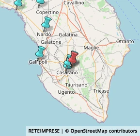 Mappa Via Provinciale Maglia, 73042 Casarano LE, Italia (25.21688)