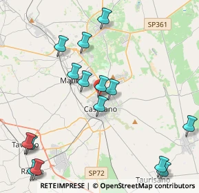 Mappa Via Alto Adige, 73042 Casarano LE, Italia (5.43)