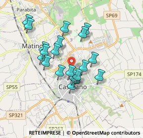 Mappa Via Alto Adige, 73042 Casarano LE, Italia (1.619)