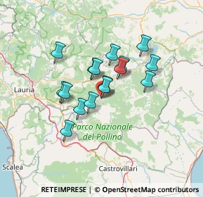 Mappa Via Ruggero di Lauria, 85030 San Severino lucano PZ, Italia (11.02375)