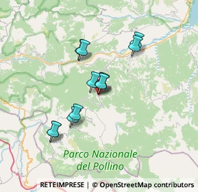 Mappa Via Ruggero di Lauria, 85030 San Severino lucano PZ, Italia (5.93583)