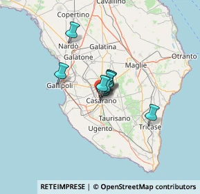 Mappa Via Agnesi Cda Pigna, 73042 Casarano LE, Italia (12.7)