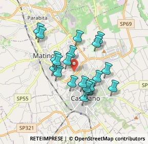 Mappa Via Pineta, 73042 Casarano LE, Italia (1.57)