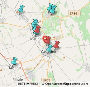 Mappa Via Pineta, 73042 Casarano LE, Italia (3.78571)