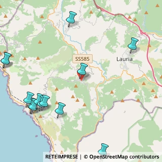 Mappa Via Guglielmo Marconi, 85049 Trecchina PZ, Italia (6.51077)