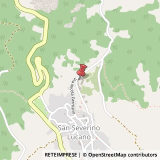 Mappa Via Viscigli, 34, 85030 San Severino Lucano, Potenza (Basilicata)