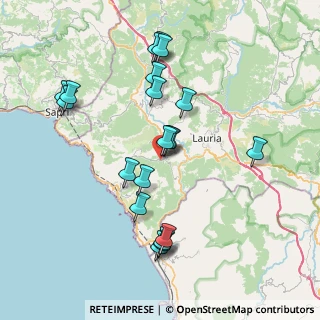Mappa SP 3 Tirrena, 85049 Trecchina PZ, Italia (8.395)