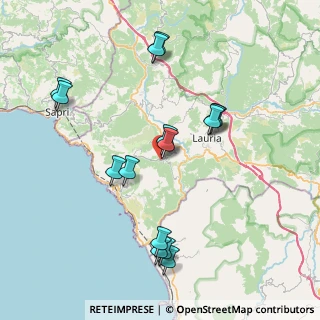 Mappa SP 3 Tirrena, 85049 Trecchina PZ, Italia (8.77267)
