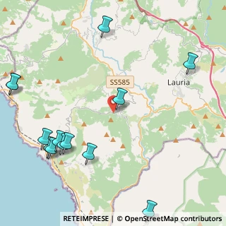 Mappa SP 3 Tirrena, 85049 Trecchina PZ, Italia (6.30615)