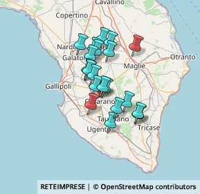 Mappa Via Maria Callas, 73042 Casarano LE, Italia (10.224)