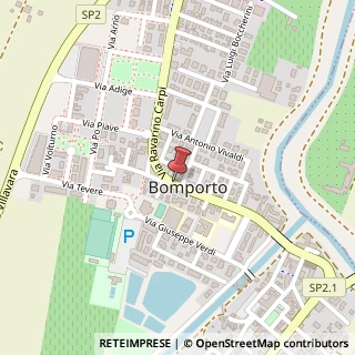 Mappa Via Ravarino Carpi, 45B, 41030 Bomporto, Modena (Emilia Romagna)
