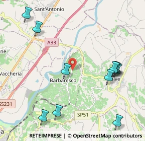 Mappa Strada Ovello, 12050 Barbaresco CN, Italia (2.55909)