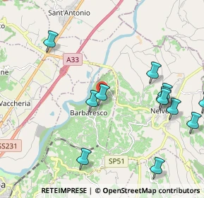 Mappa Strada Ovello, 12050 Barbaresco CN, Italia (2.44917)