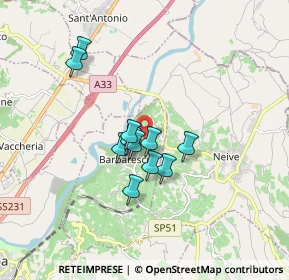 Mappa Strada Ovello, 12050 Barbaresco CN, Italia (1.29818)