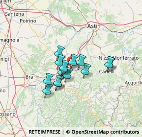 Mappa Strada Ovello, 12050 Barbaresco CN, Italia (9.13867)