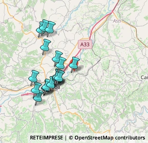 Mappa Strada Ovello, 12050 Barbaresco CN, Italia (6.99263)