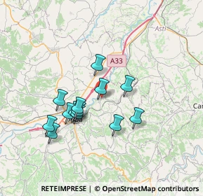 Mappa Strada Ovello, 12050 Barbaresco CN, Italia (6.09077)
