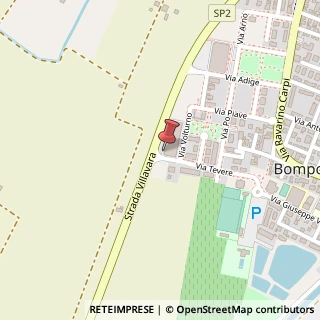 Mappa Via Tevere, 354, 41030 Bomporto, Modena (Emilia Romagna)