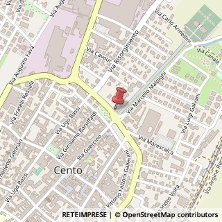 Mappa Via IV Novembre, 11, 44042 Cento, Ferrara (Emilia Romagna)