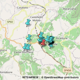 Mappa Regione Casale, 15010 Alice Bel Colle AL, Italia (1.07391)