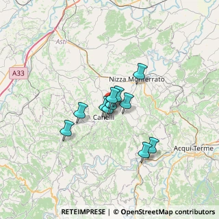 Mappa Regione Secco, 14053 Canelli AT, Italia (4.34636)