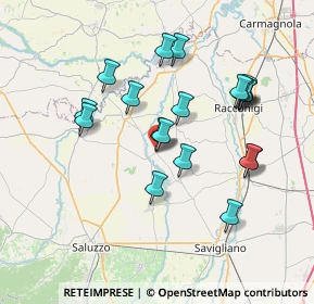 Mappa Via Vitale, 12030 Villanova Solaro CN, Italia (6.95947)