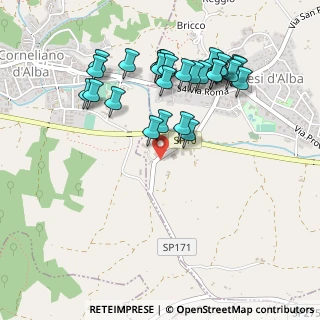 Mappa SP 171, 12040 Corneliano D'alba CN, Italia (0.51821)