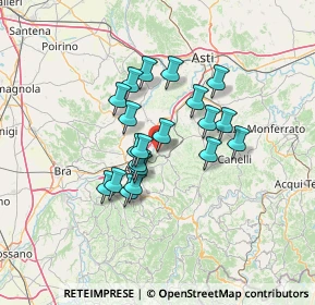 Mappa Strada Bernino, 12050 Barbaresco CN, Italia (10.382)