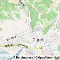 Mapa Canelli