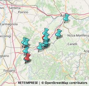 Mappa Strada Porini, 12050 Vaccheria , Italia (10.97647)