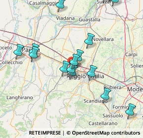 Mappa Via Romeo Veronesi, 42124 Cella RE, Italia (17.27563)