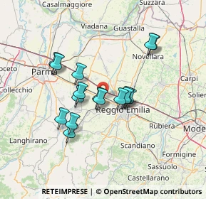 Mappa Via Romeo Veronesi, 42124 Cella RE, Italia (11.38125)