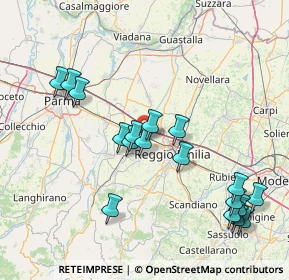 Mappa Via Romeo Veronesi, 42124 Cella RE, Italia (17.37632)