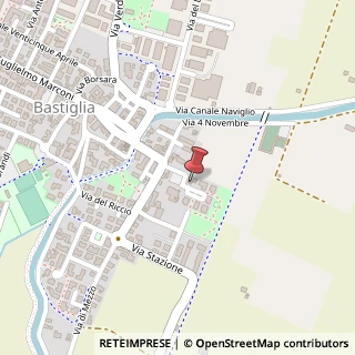 Mappa Piazza Tintori, 7, 41030 Bastiglia, Modena (Emilia Romagna)