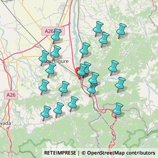 Mappa Via G. Brodolini, 15069 Serravalle Scrivia AL, Italia (7.427)